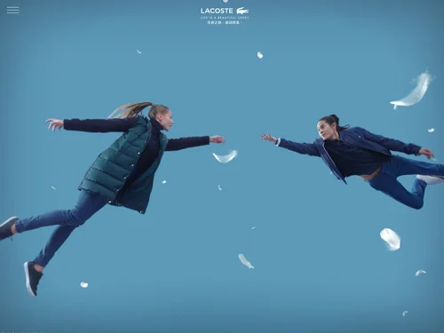 「LACOSTE WARM UP RELATION」のキャプチャ画像